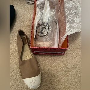 Tory Burch espadrilles brand new with tags and box